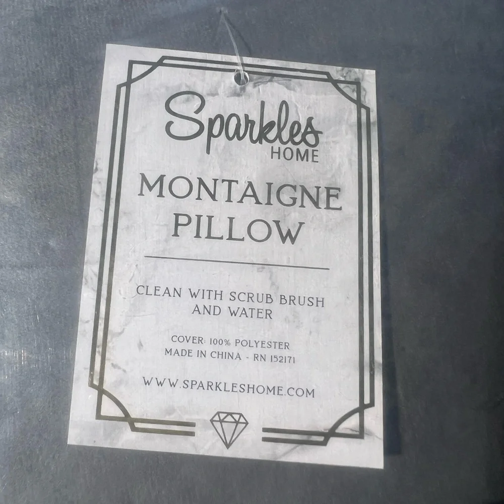 SPARKLES HOME BLING PILLOW , NIB - Picture 5 of 5